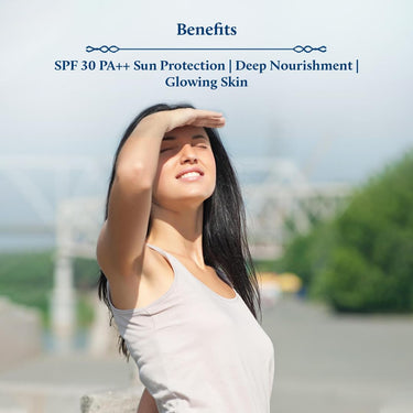 Blue Nectar SPF 30 PA++ Body Lotion with Body Butter for Women & Men | Plant Based Sunscreen Body Lotion for Women for UVA/B Sunlight Protection for Glowing Skin (200ml)